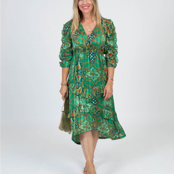 ba&sh Floral Ruffle Dress - Picture 2 of 16